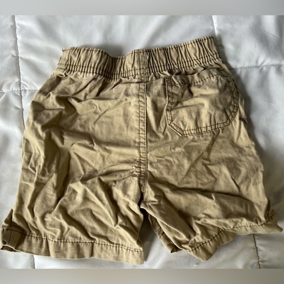 Carters Boys Cotton Khaki Shorts - Picture 2 of 3
